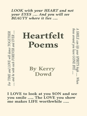 cover image of Heartfelt Poems